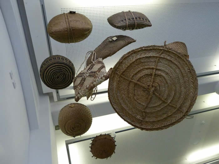 basketry installation in the LKS Gallery